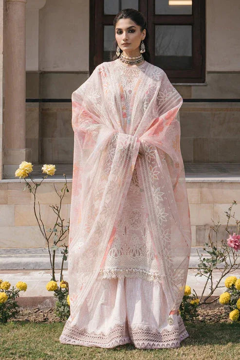 Jazmin | Shahkaar Luxury Lawn 24 | SL24-D8 - Aqsa Fabrics