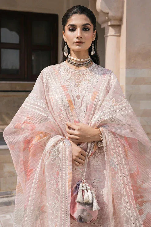 Jazmin | Shahkaar Luxury Lawn 24 | SL24-D8 - Aqsa Fabrics