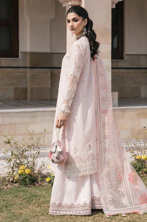 Jazmin | Shahkaar Luxury Lawn 24 | SL24-D8 - Aqsa Fabrics