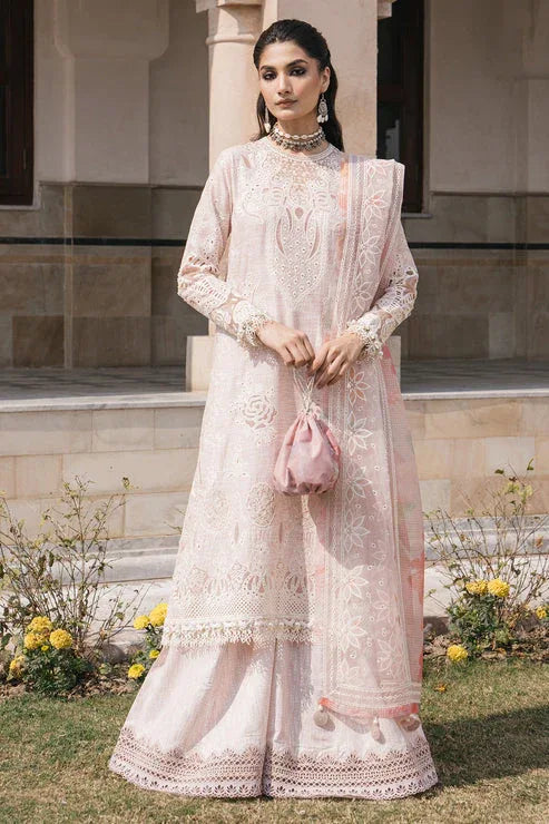 Jazmin | Shahkaar Luxury Lawn 24 | SL24-D8 - Aqsa Fabrics