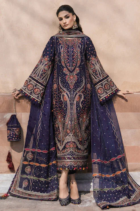 Jazmin | Shahkaar Luxury Lawn 24 | SL24-D9 - Aqsa Fabrics