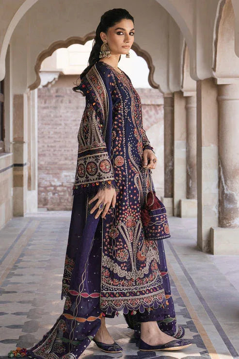 Jazmin | Shahkaar Luxury Lawn 24 | SL24-D9 - Aqsa Fabrics
