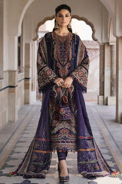 Jazmin | Shahkaar Luxury Lawn 24 | SL24-D9 - Aqsa Fabrics