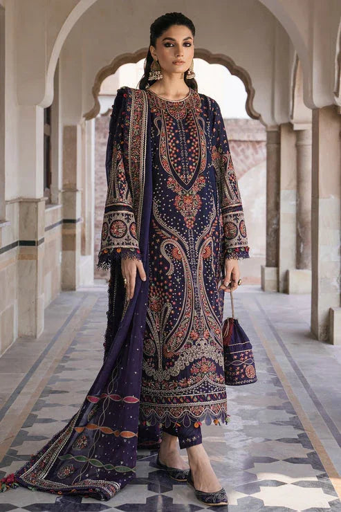 Jazmin | Shahkaar Luxury Lawn 24 | SL24-D9 - Aqsa Fabrics