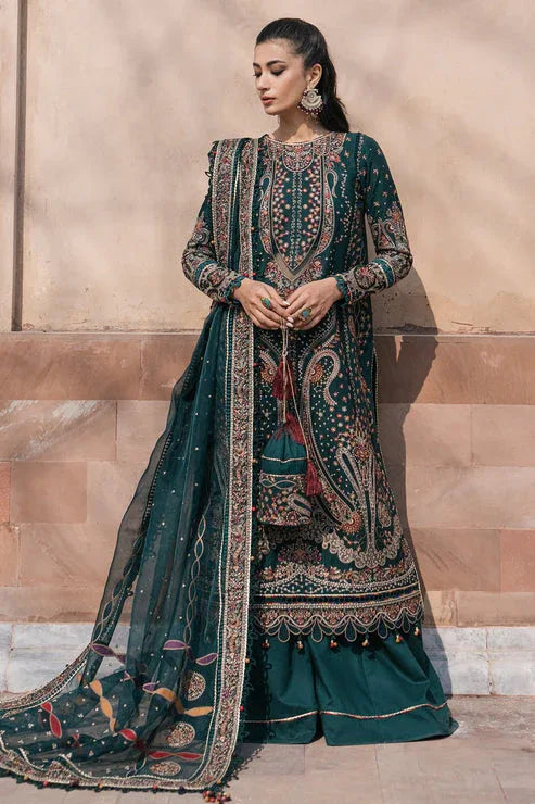 Jazmin | Shahkaar Luxury Lawn 24 | SL24-D10 - Aqsa Fabrics
