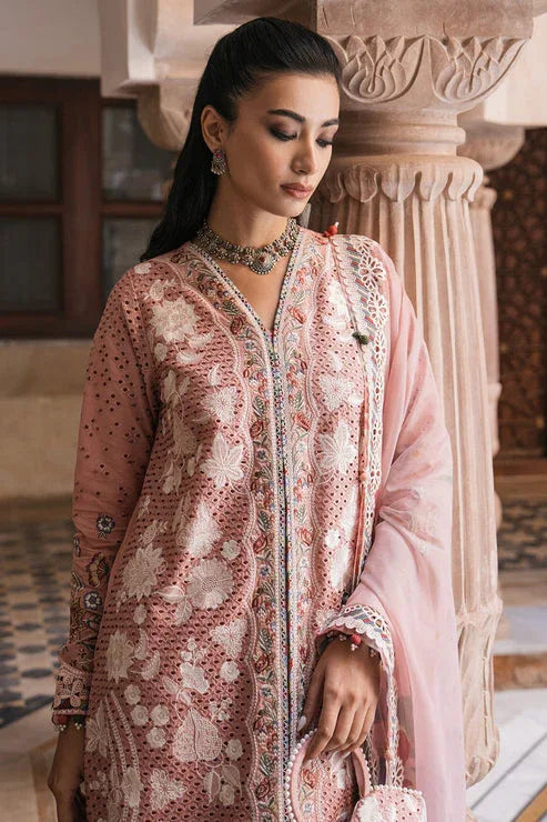 Jazmin | Shahkaar Luxury Lawn 24 | SL24-D4 - Aqsa Fabrics