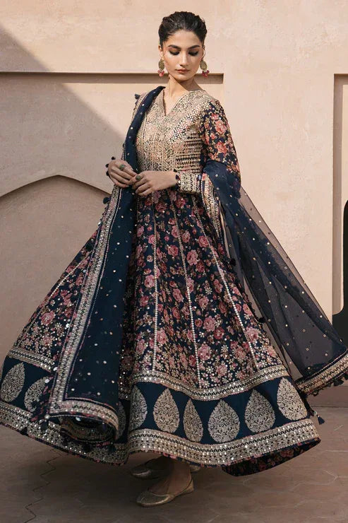 Jazmin | Shahkaar Luxury Lawn 24 | SL24-D1 - Aqsa Fabrics