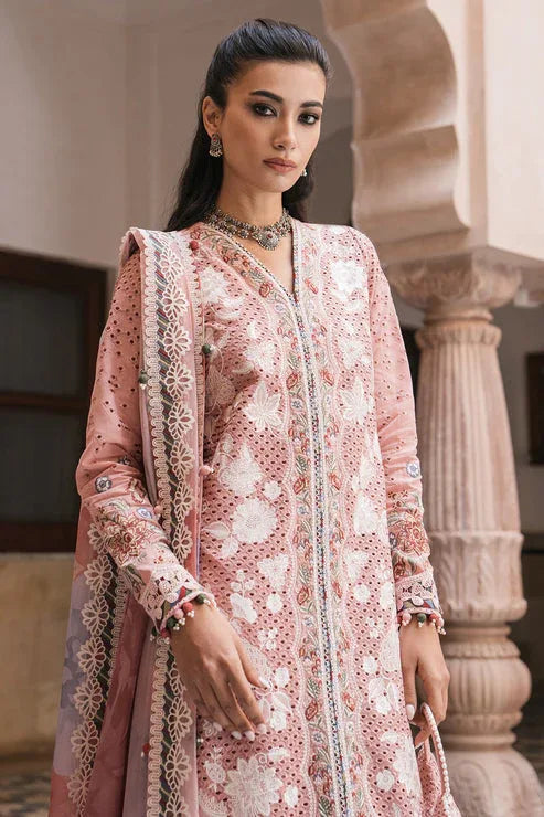 Jazmin | Shahkaar Luxury Lawn 24 | SL24-D4 - Aqsa Fabrics