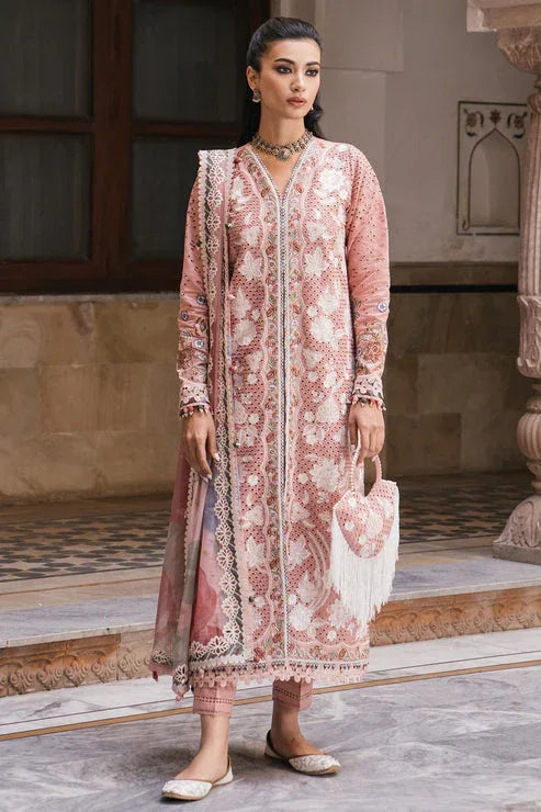 Jazmin | Shahkaar Luxury Lawn 24 | SL24-D4 - Aqsa Fabrics