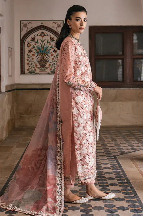 Jazmin | Shahkaar Luxury Lawn 24 | SL24-D4 - Aqsa Fabrics