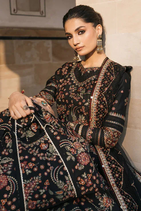 Jazmin | Shahkaar Luxury Lawn 24 | SL24-D15 - Aqsa Fabrics