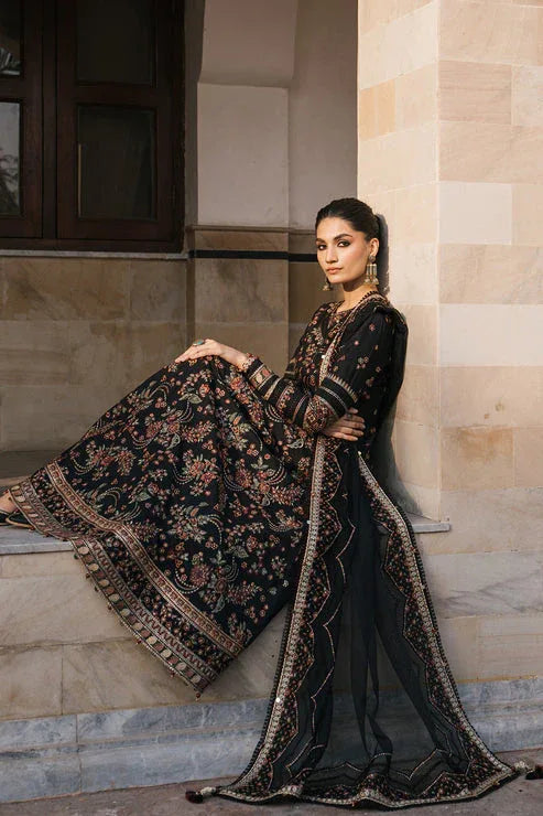 Jazmin | Shahkaar Luxury Lawn 24 | SL24-D15 - Aqsa Fabrics