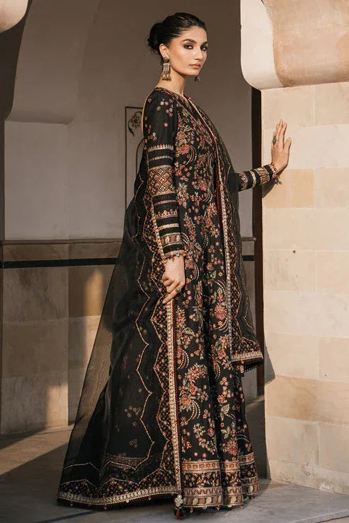 Jazmin | Shahkaar Luxury Lawn 24 | SL24-D15 - Aqsa Fabrics