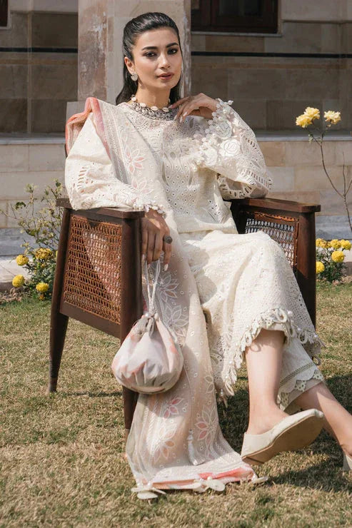 Jazmin | Shahkaar Luxury Lawn 24 | SL24-D7 - Aqsa Fabrics