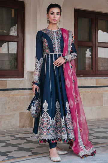 Jazmin | Shahkaar Luxury Lawn 24 | SL24-D12 - Aqsa Fabrics