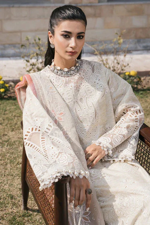 Jazmin | Shahkaar Luxury Lawn 24 | SL24-D7 - Aqsa Fabrics