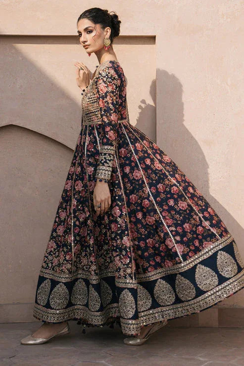 Jazmin | Shahkaar Luxury Lawn 24 | SL24-D1 - Aqsa Fabrics