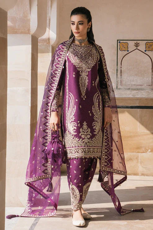 Jazmin | Shahkaar Luxury Lawn 24 | SL24-D6 - Aqsa Fabrics