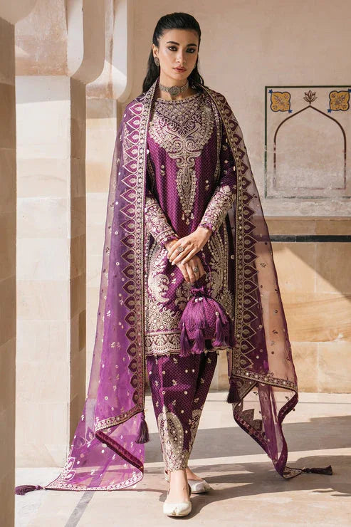Jazmin | Shahkaar Luxury Lawn 24 | SL24-D6 - Aqsa Fabrics