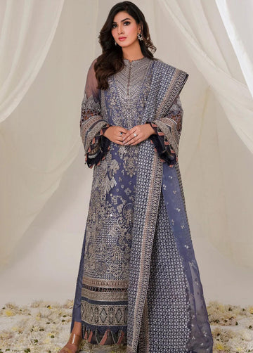 Jazmin | Formals 26 | JZ23E 03 Geranium - Aqsa Fabrics