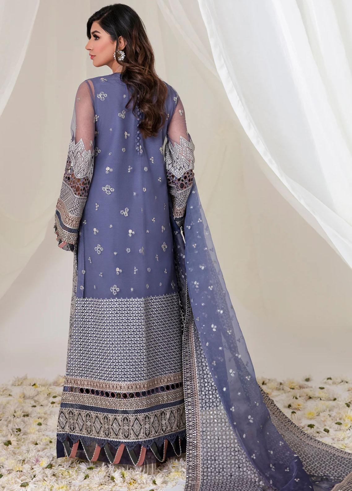 Jazmin | Formals 26 | JZ23E 03 Geranium - Aqsa Fabrics