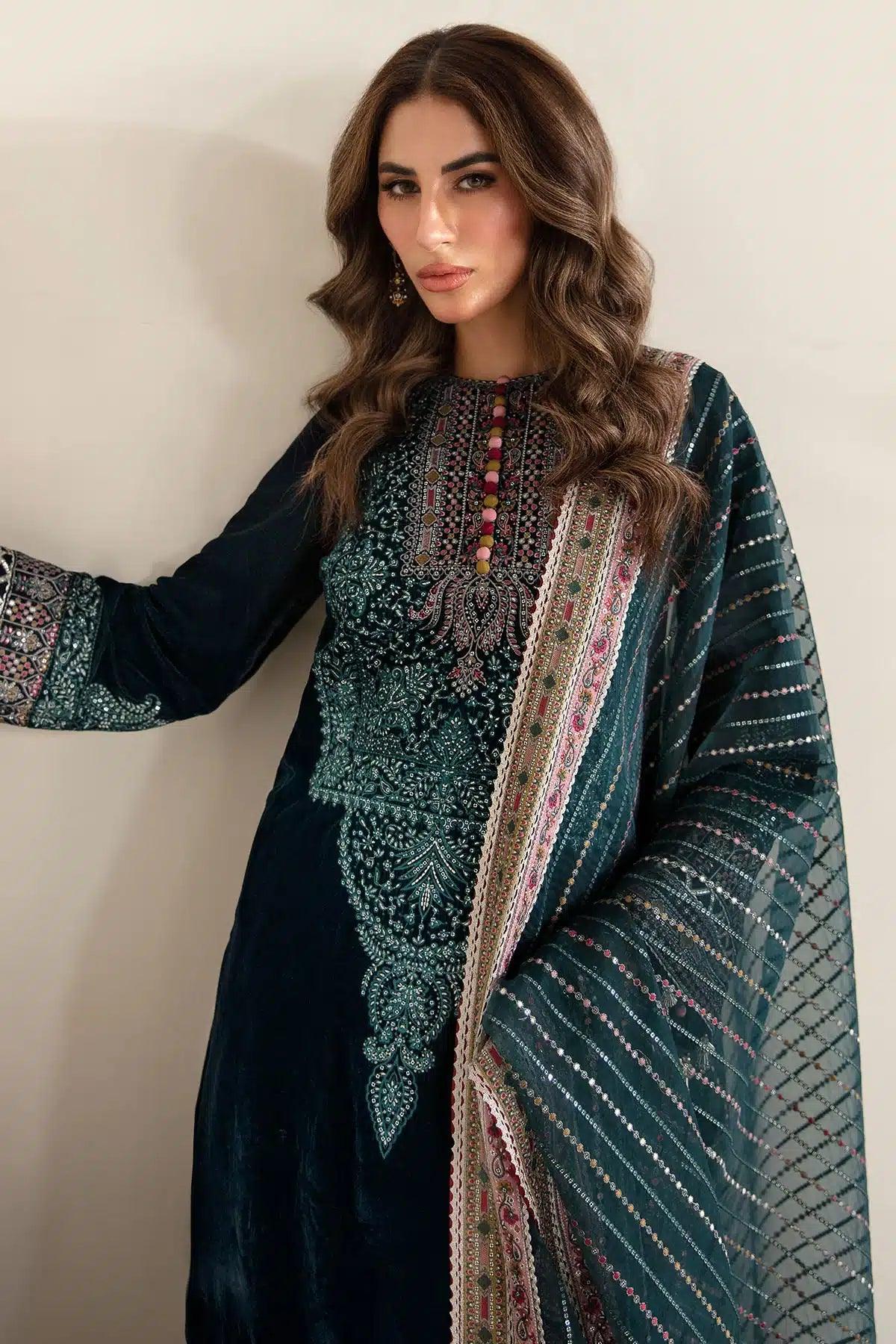 Jazmin | Velvet 23 | VF-2006 - Aqsa Fabrics