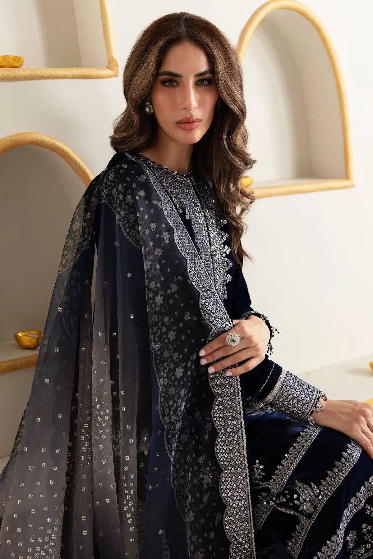 Jazmin | Velvet 23 | VF-2007 - Aqsa Fabrics