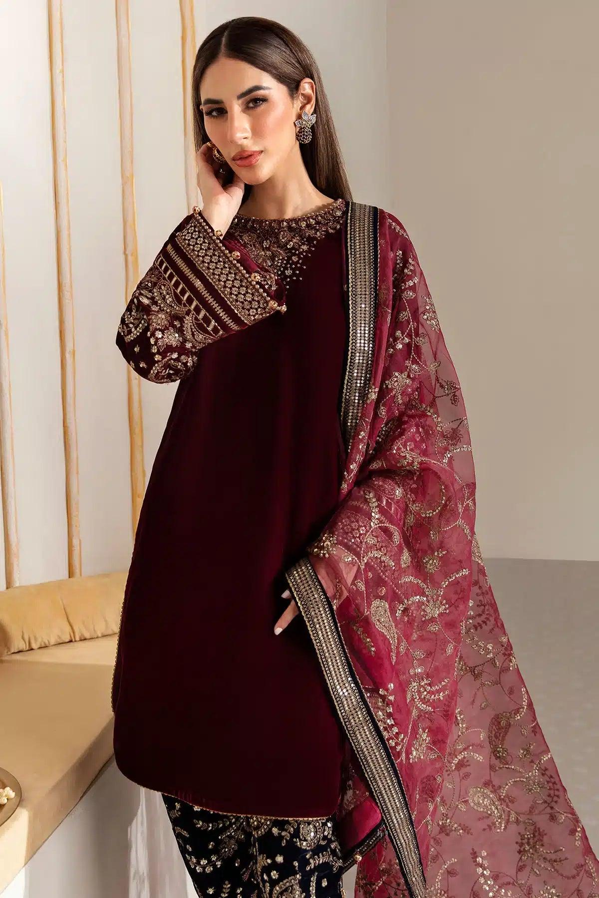 Jazmin | Velvet 23 | VF-2017 - Aqsa Fabrics