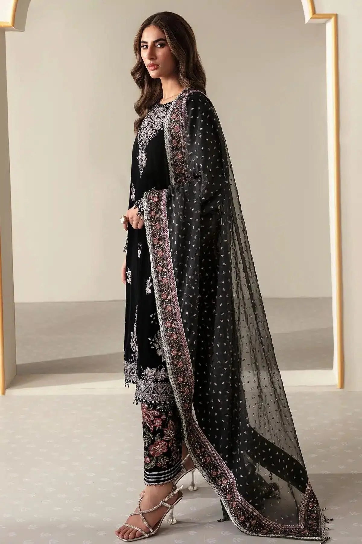 Jazmin | Velvet 23 | VF-2013 - Aqsa Fabrics
