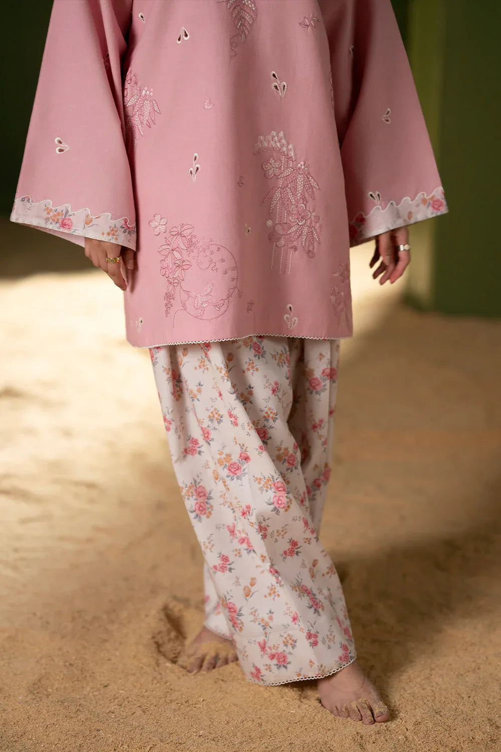 Saira Rizwan | Joolie Co ords | JOOLIE PINK - JBP25-08 - Aqsa Fabrics