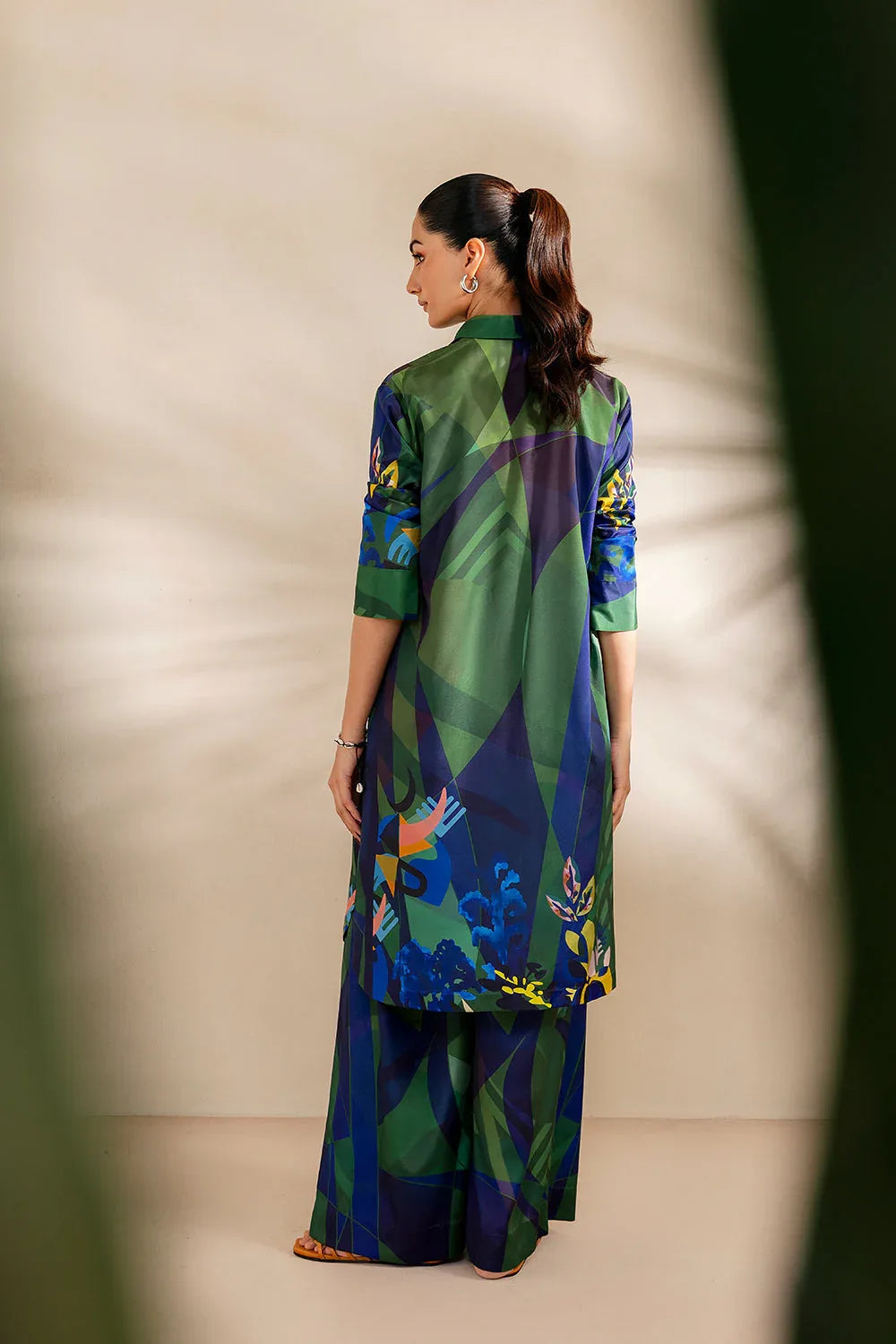 Saira Rizwan | Silk Coords 25 | SHORELINE SERENADE - SRSP-25-08 - Aqsa Fabrics