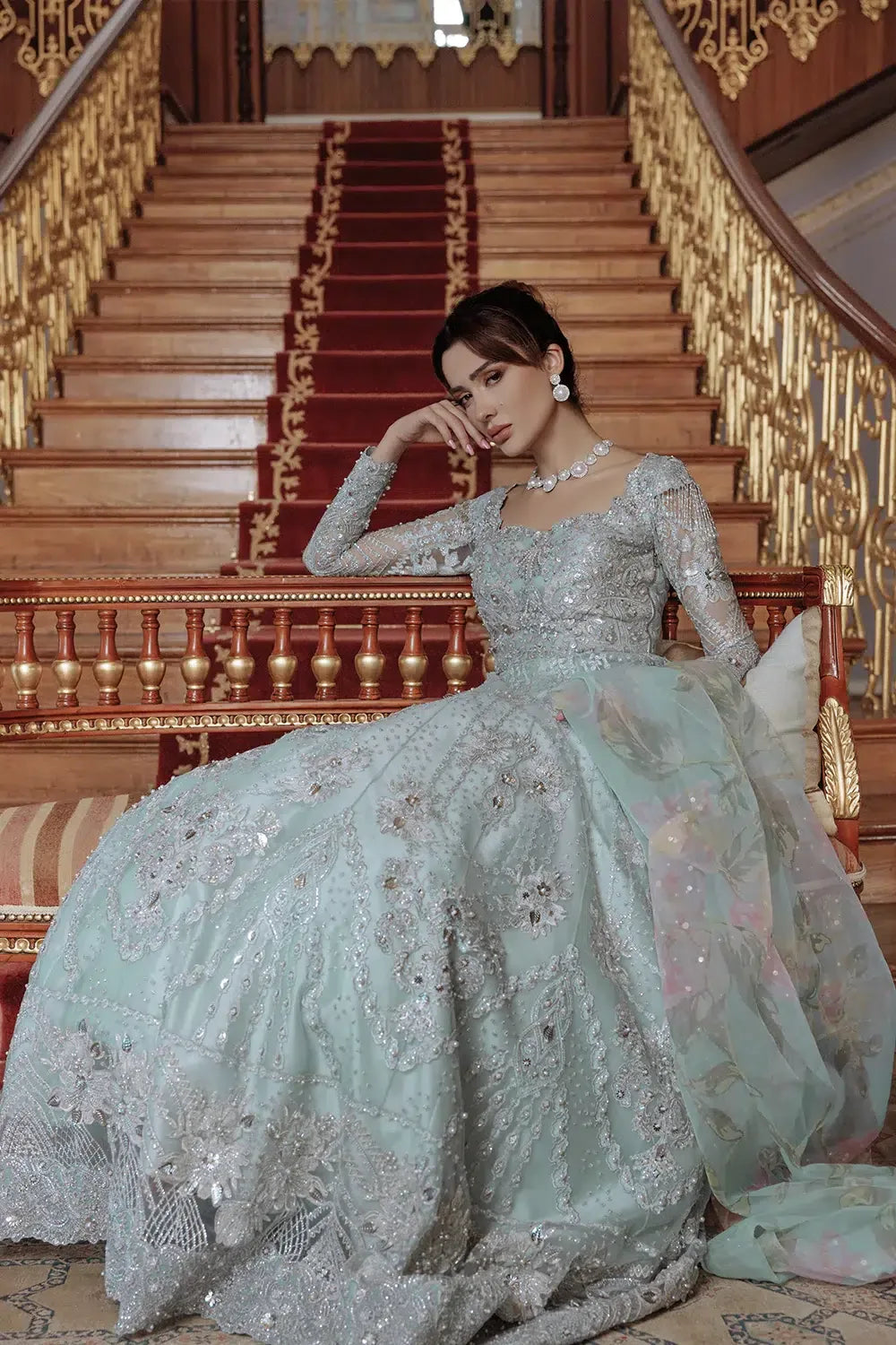 Saira Rizwan | Lumiere Festive 23 | SR-07 - Aqsa Fabrics