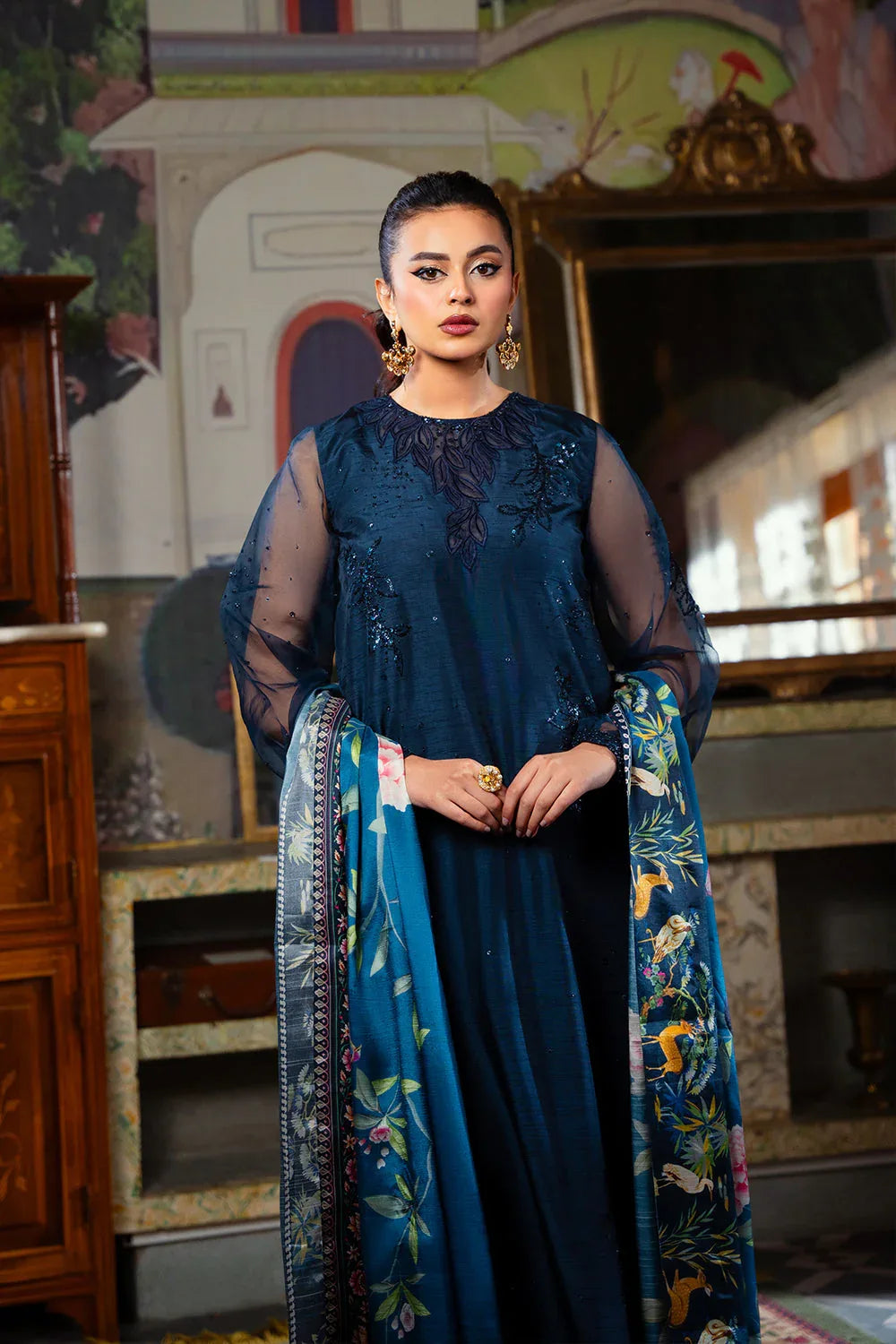 Saira Rizwan | Dahini Silk Pret | SIAN -SRLP03-25 - Aqsa Fabrics