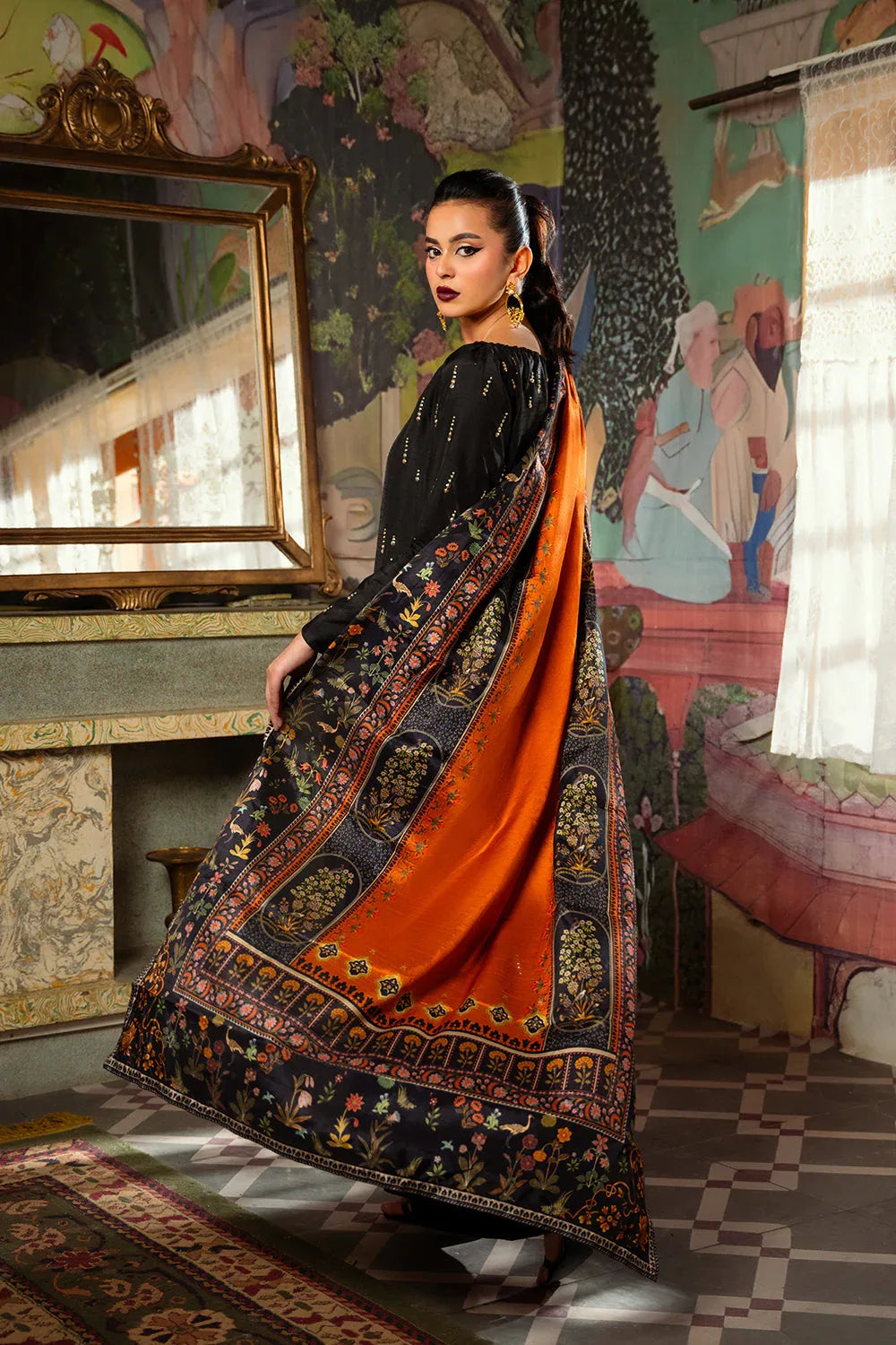 Saira Rizwan | Dahini Silk Pret | ESMA - SRLP02-25 - Aqsa Fabrics