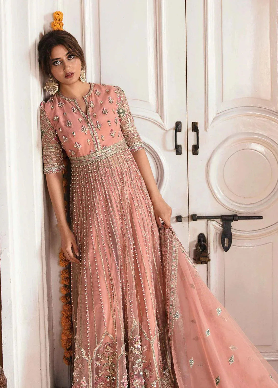 Qalamkar | Luxury Collection | Khaab - Aqsa Fabrics