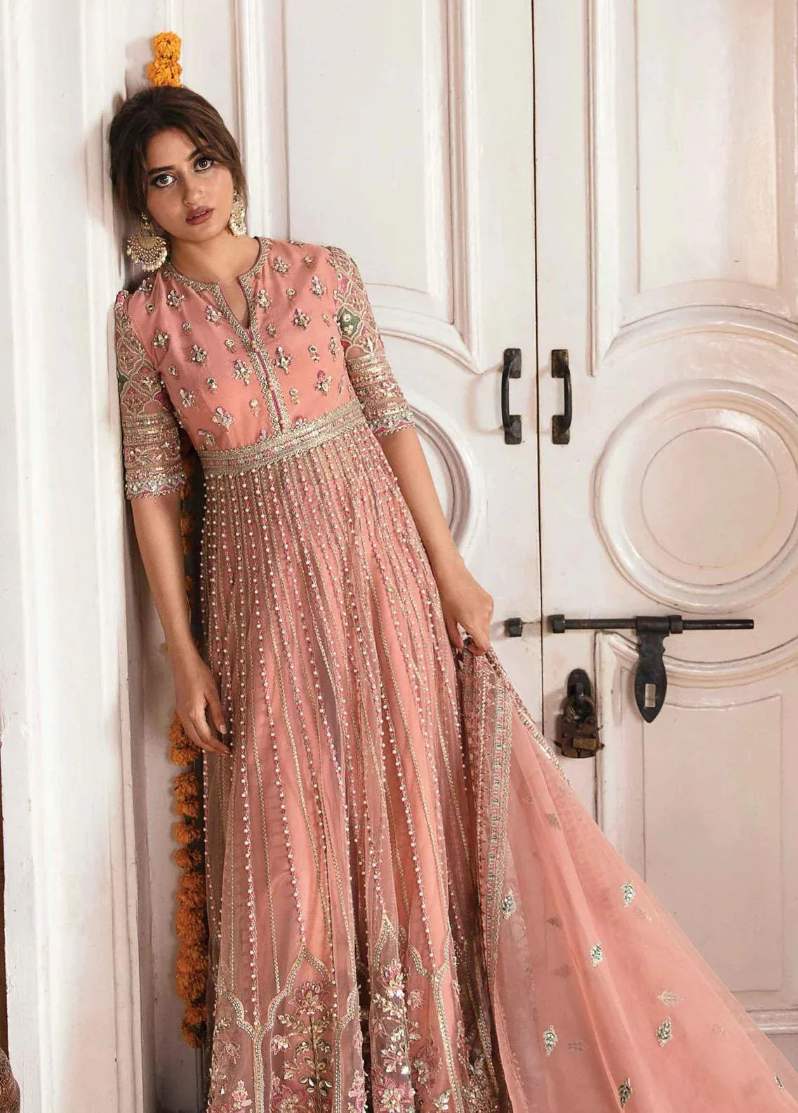 Qalamkar | Luxury Collection | Khaab - Aqsa Fabrics