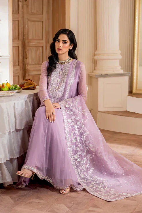 Declare | Chiffon Luxe | ORCHID LFP-1107 - Aqsa Fabrics