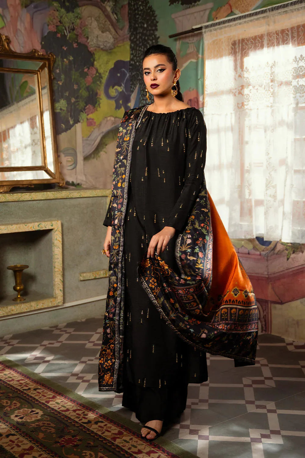 Saira Rizwan | Dahini Silk Pret | ESMA - SRLP02-25 - Aqsa Fabrics