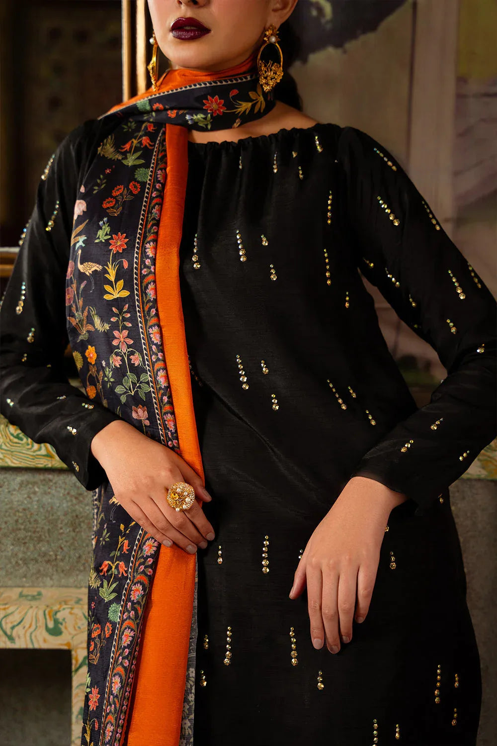 Saira Rizwan | Dahini Silk Pret | ESMA - SRLP02-25 - Aqsa Fabrics