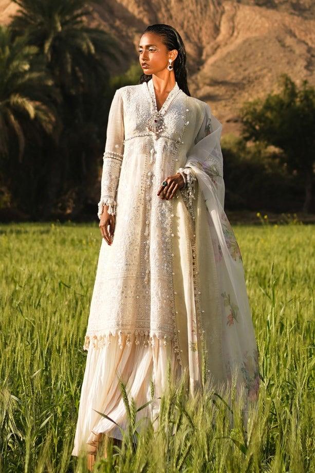 Sana Safinaz | Luxury Lawn Collection | 005A - Aqsa Fabrics