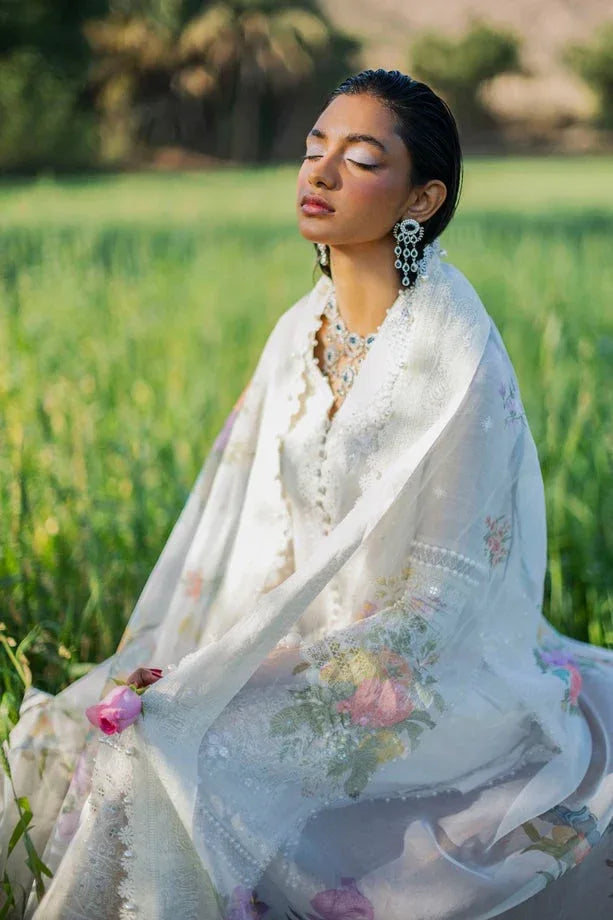 Sana Safinaz | Luxury Lawn Collection | 005A - Aqsa Fabrics
