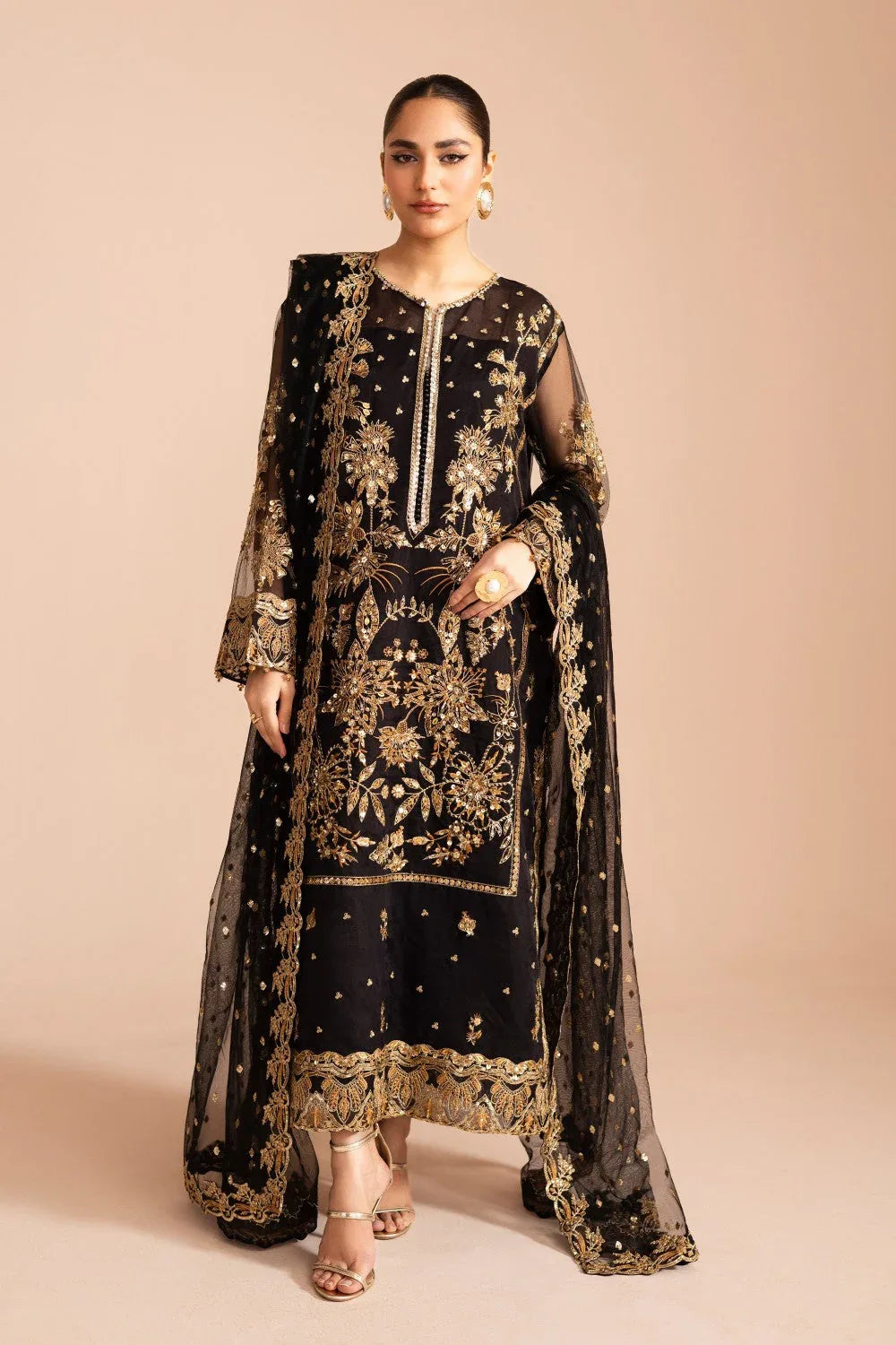 Maryum N Maria | Zircon Formals | LALEH - MS40080 - Aqsa Fabrics