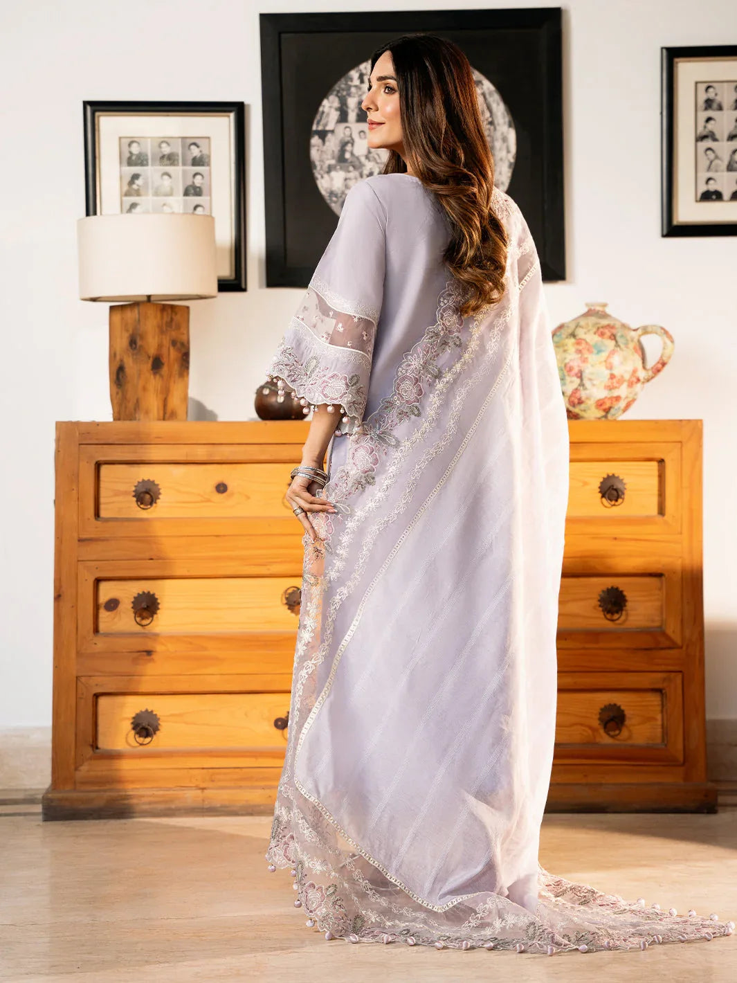 Izel | Mahveen Festive Lawn 25 | LAMIA - Aqsa Fabrics
