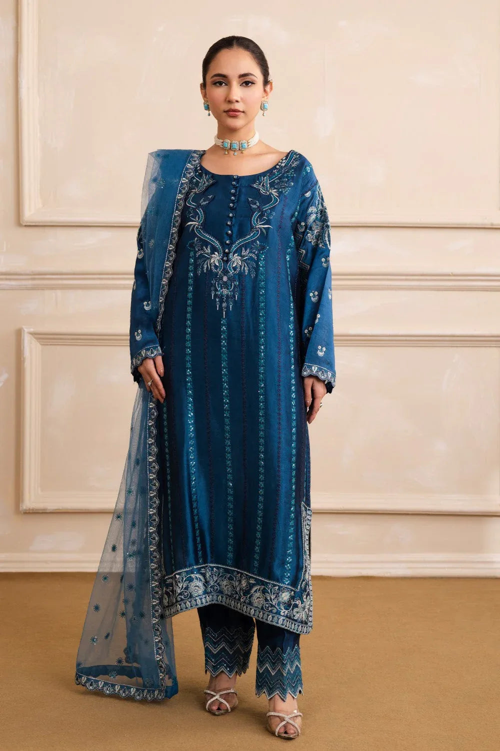Maryum N Maria | Izara Formals | LAMIS - MW40038 - Aqsa Fabrics