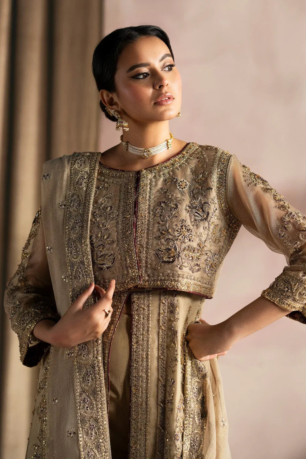 Maryum N Maria | Luna Formals | LIARA - Aqsa Fabrics