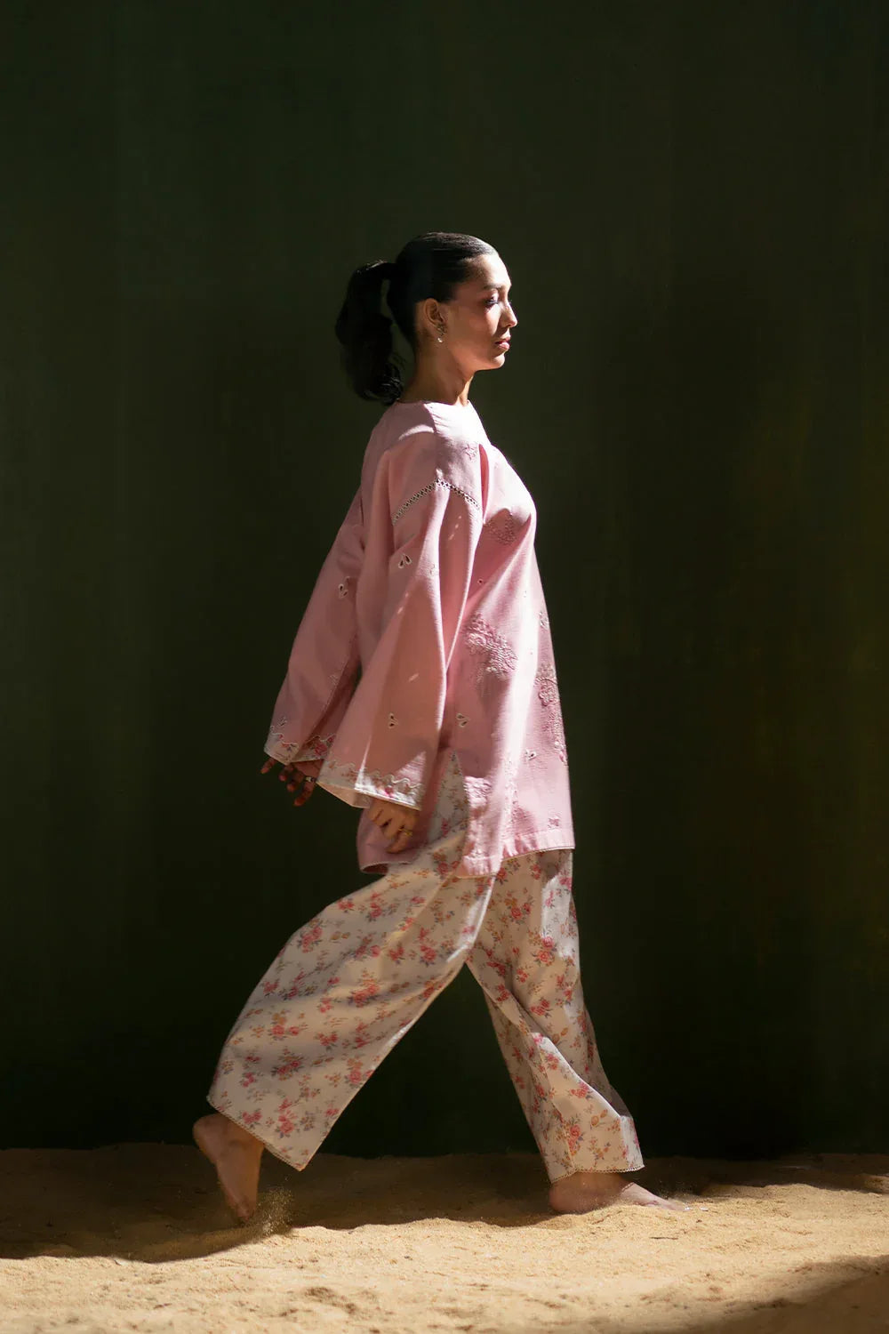 Saira Rizwan | Joolie Co ords | JOOLIE PINK - JBP25-08 - Aqsa Fabrics
