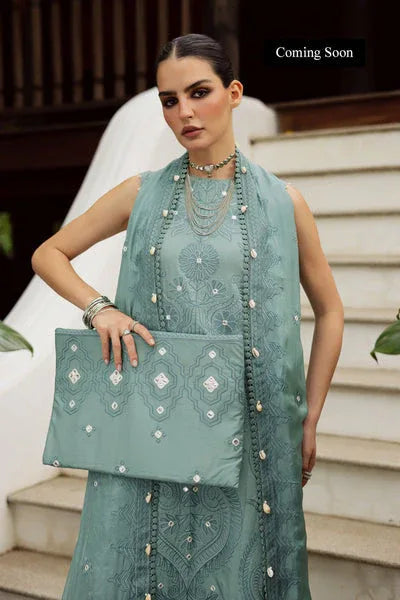 Marjjan | Lovella Winter 25 | MEV-43 B (ICE BLUE) - Aqsa Fabrics
