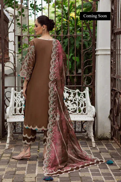 Marjjan | Lovella Winter 25 | MEV-47 B (COFFEE) - Aqsa Fabrics