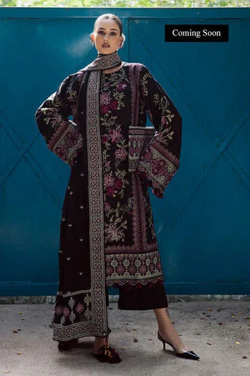 Marjjan | Lovella Winter 25 | MEV-48 A (BLACK) - Aqsa Fabrics