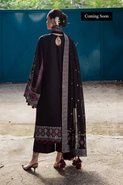 Marjjan | Lovella Winter 25 | MEV-48 A (BLACK) - Aqsa Fabrics